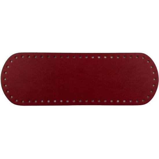 4 Fonds De Sac En PU Pour Crochet - 30 X 10 Cm, Perforés, Pour Sacs à Main, Cabas DIY