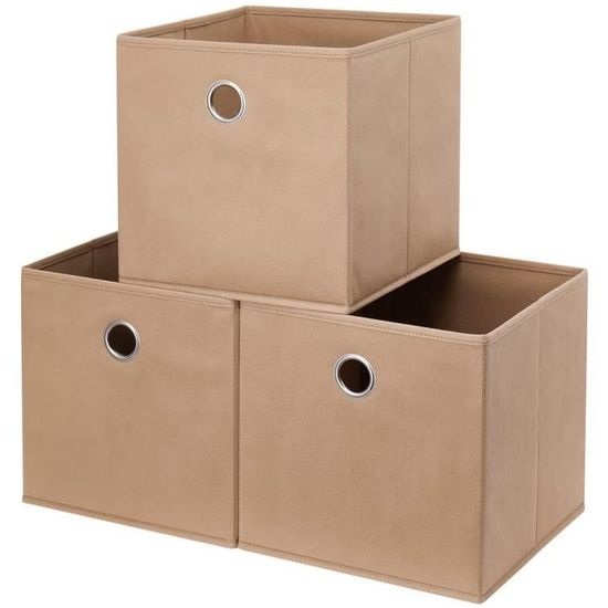 Boîte De Rangement HSDT, 28 x 28 x 28 cm, Orange, 1 Trou Métallique,  Pliable, En Tissu, Compatible Avec Cube Organizer Pour Organiser  l'encombrement, (lot de 6) QY-SC20-6 : : Cuisine et Maison