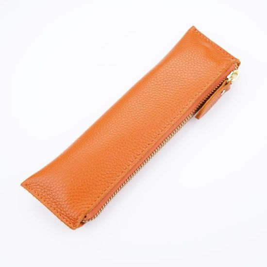 Étui à Montres En Cuir Véritable - Pochette Fine Avec Fermeture Éclair, 2 Emplacements | Cadeau Élégant Pour Collectionneur - 8