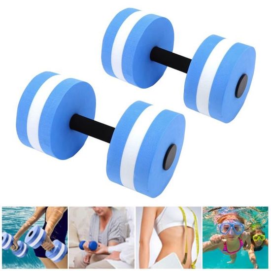 2 Haltères D'Aquagym En Mousse EVA - Poids Pour L'eau, Exercice Et Loisir En Piscine