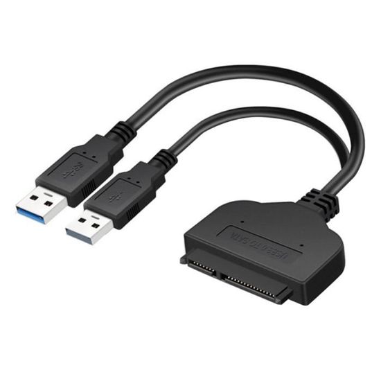 Convertisseur NEON SATA IDE Avec Câbles Données Et Alimentation - Neuf