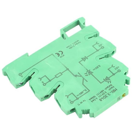 Optokoppler-Relais-Modul MRI-230A48 – 3,3V DC, 3–48V DC/100mA Ausgang, 300Hz Schaltfrequenz, 2,5 KV Isolierung, Für DIN-Schiene