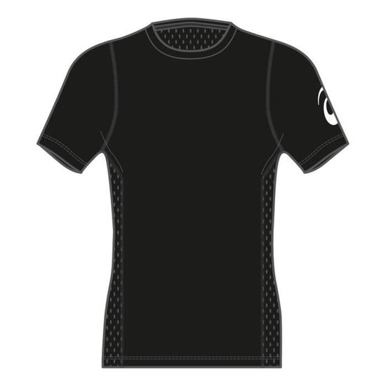 Maillot de Running Homme Asics Base Top Noir Manches Courtes Respirant Cdiscount Sport