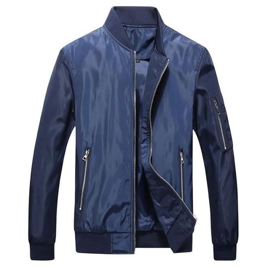 Blouson Homme YOUTHUP - Veste Légère Imperméable Décontractée Pour Printemps/été