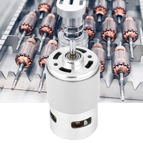 Moteur DC 12V KC395-2278 Double Arbre - 5000 Tr/min, Balais Carbone, Pour Appareils électroménagers Ou Projets DIY