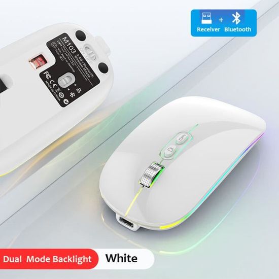 Fdit souris sans fil de type C La souris sans fil 2.4G utilise facilement  la conception ergonomique 800 1200 1600DPI Type C USB C - Cdiscount  Informatique