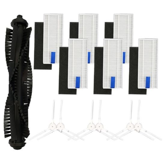 Kit De Rechange Complet Pour Aspirateur Robot Ultenic MC1 - Brosse Principale, Filtres, Serpillères Et Brosses Latérales - 8