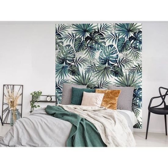 Bordure de papier peint Noir Brillant Dcoration murale amovible Frise