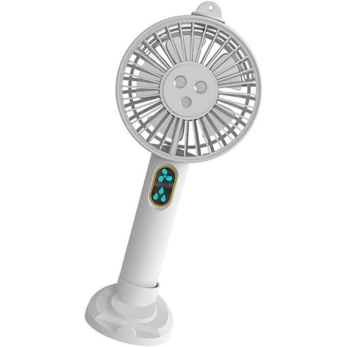 Ventilateur De Poche Rechargeable DUTTY - 2000mAh, 8h Autonomie, 3 Vitesses - USB