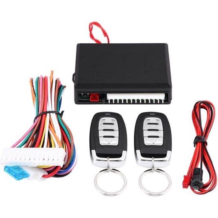 Kit de télécommande de verrouillage central de verrouillage de porte de système d'entrée sans clé de voiture universel