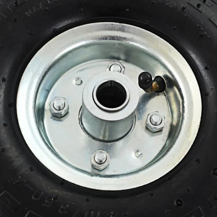 Roue gonflable de diable 2 pcs Caoutchouc 4.10-3.50-4 (260 x 83 mm)-MEE