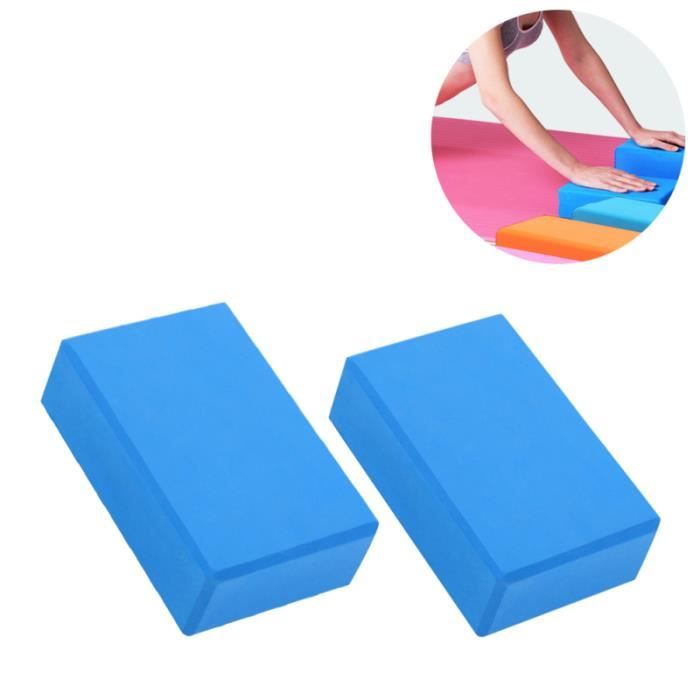 2 pcs Yoga Pilates mousse EVA bloc Briques sport exercice Fitness Gym entraînement de TAPIS DE SOL - TAPIS DE GYM - TAPIS DE YOGA