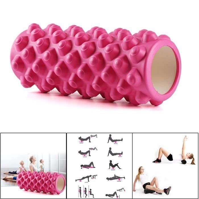 33cm Yoga Pilates Massage Fitness Gym Trigger Point Exercice Rouleau en mousse nDPP61227562PK