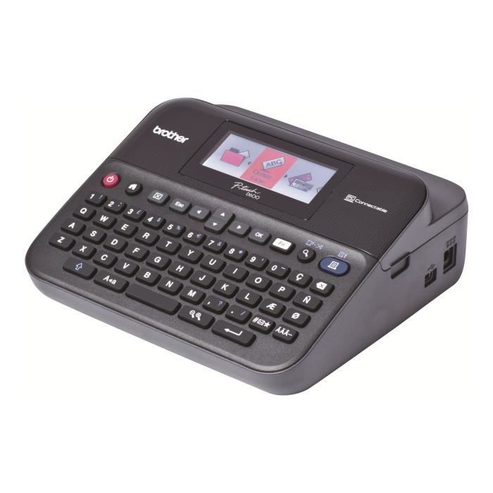 Brother P-Touch PT-D600VP Étiqueteuse monochrome transfert thermique 24 mm de large 180 x 360 dpi jusqu'à 30 mm-sec USB…