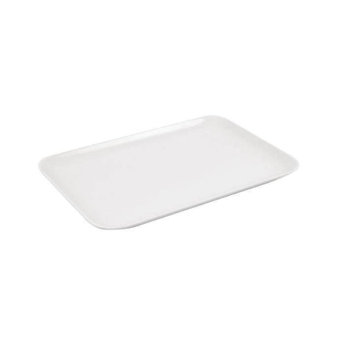 Rectangulaire blanc Petit Plat