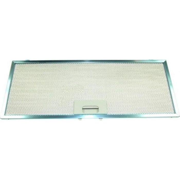 Filtre metal antigraisses pour Hotte ARTHUR MARTIN, ELECTROLUX, FAURE
