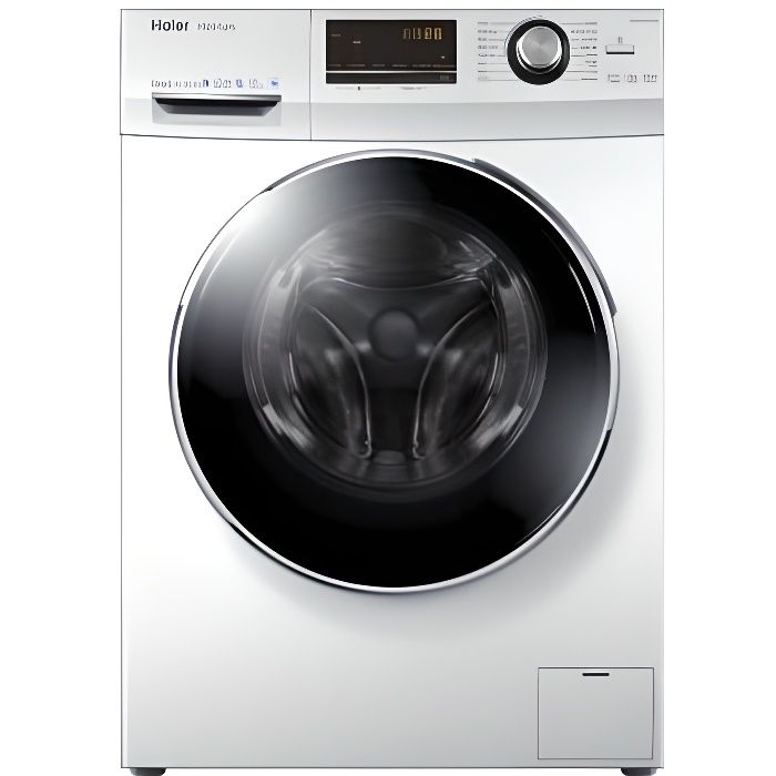 HAIER HW90-B14636 - Lave-linge frontal - 9 kg - 1400 tours / min - A+++ - Blanc