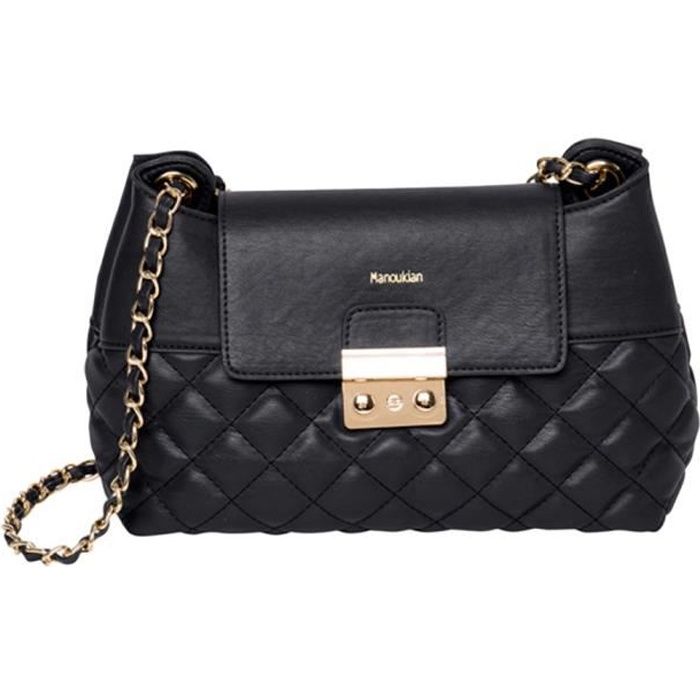 Sac à main Noir Femme Manoukian Diva