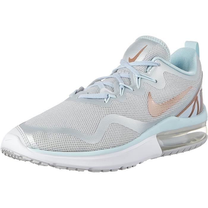Nike Femmes Femme Air Max Fury Chaussures Course, Multicolore (Pure Platine / Mtlc Rouge Bronze 005), 5 UK