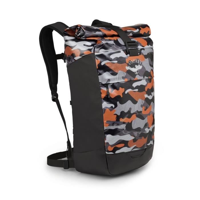 Osprey Transporter Roll Black / Orange Camo [142862] -  sac à dos sac a dos