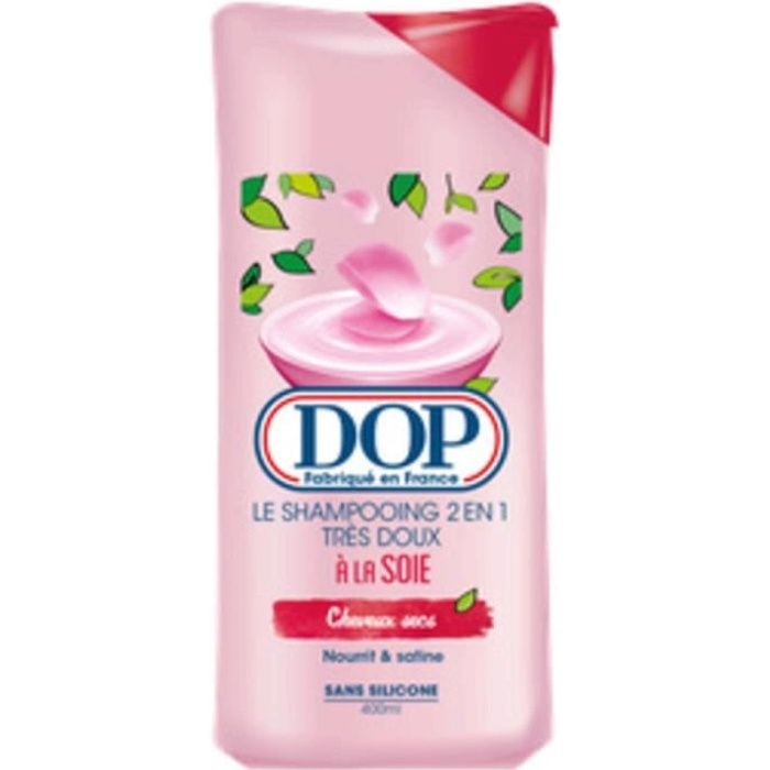 DOP Shampooing à la soie 2 en 1 cheveux secs - 400 ml