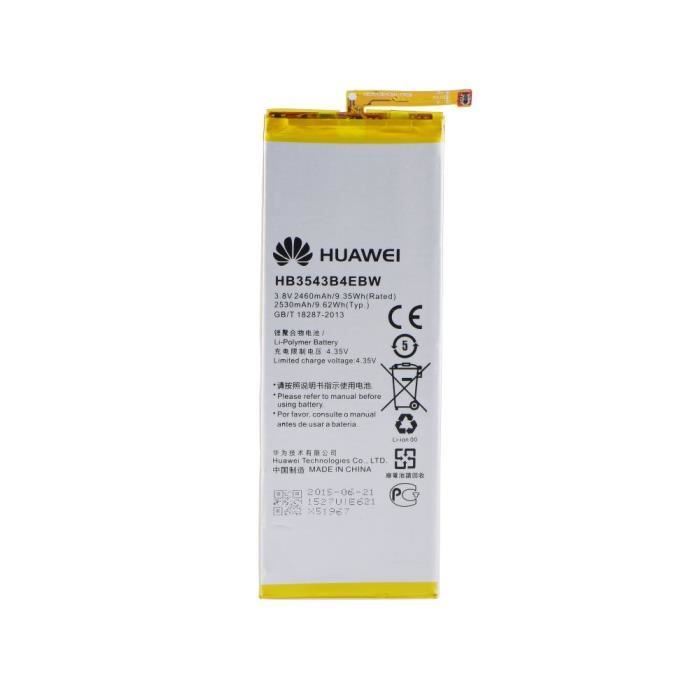 Batterie Originale Huawei Ascend P7 (HB3543B4EBW) 2460mAh