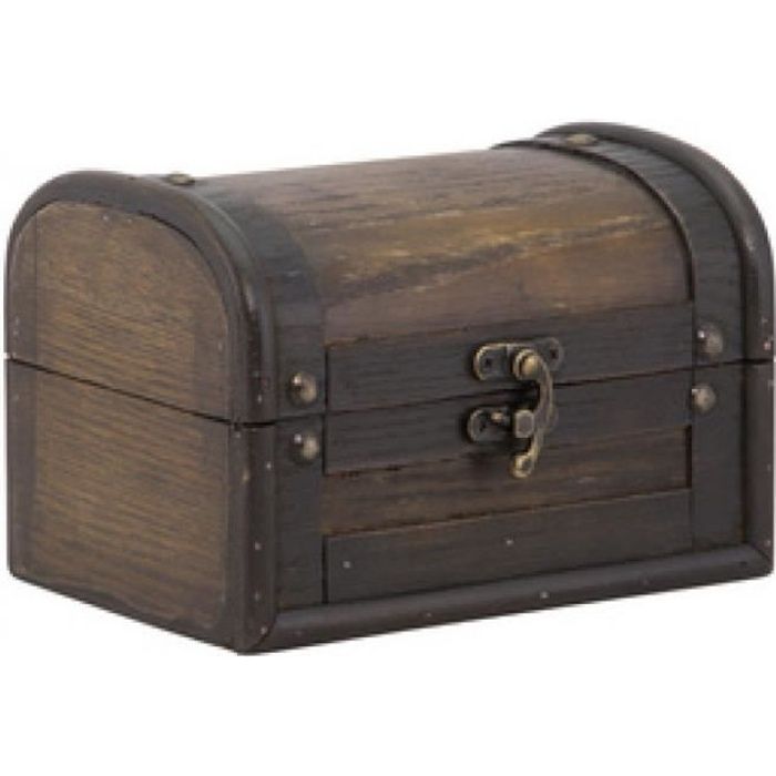 Securit Coffre au trésor -Treasure Antique-, en aggloméré 0,000000 Noir