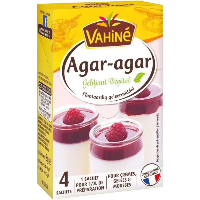VAHINE Gelifiant agar-agar - 4 sachets