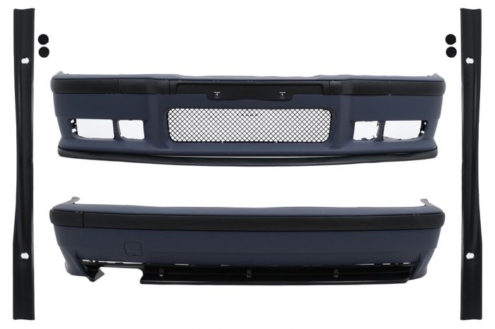Kit Carrosserie pour BMW série 3 E36 1992-1998 Jupes Latérales Pare-chocs M3 Design Moulures