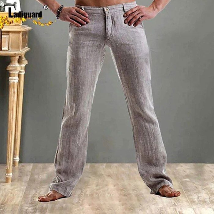 Pantalon Habillé Grand Chelem Homme Taille 38x30 Gris - Jambe Droite, Décontracté