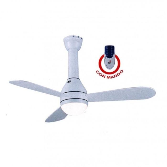 Ventilateur de plafond fm vt-105 soft/ 50w/ 3 pales 105cm/ 3 vitesses - Fm