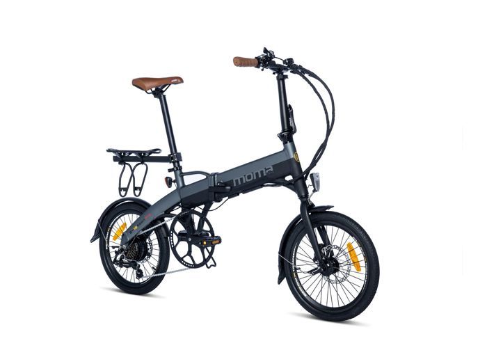 Moma Bikes - Vélo Electrique Pliant 18 - SHIMANO 7 Vitesses - Bat. 36V 9Ah - Autonomie Max 50km - Freins Hydrau. - Reconditionné - Moma Bikes