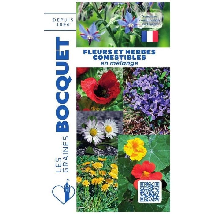 Graine - Semence - Fleurs et Herbes comestibles en mélange