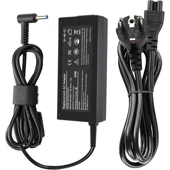 Adaptateur Chargeur Pour Portable HP COMPAQ Pavilion G62-B40SF - Marque Visiodirect - Garantie 1 An - Neuf