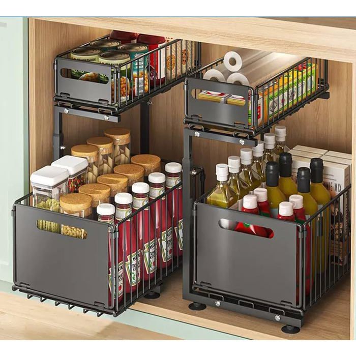 Rangement Latéral de Bureau, Rangement Sous Bureau, Organisateur de Bureau Suspendu en Acier, Support de Câble Sans Perçage avec Porte Stylo (Blanc Rangement Latéral de Bureau, Rangement Sous Bureau, Organisateur de Bureau Suspendu en Acier, Support de Câble Sans Perçage avec Porte Stylo (Blanc