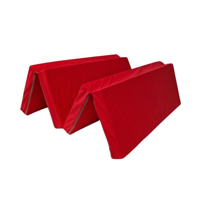 Une chauffeusse pliable 180 x 120 x 8 cm - 3100 Rouge