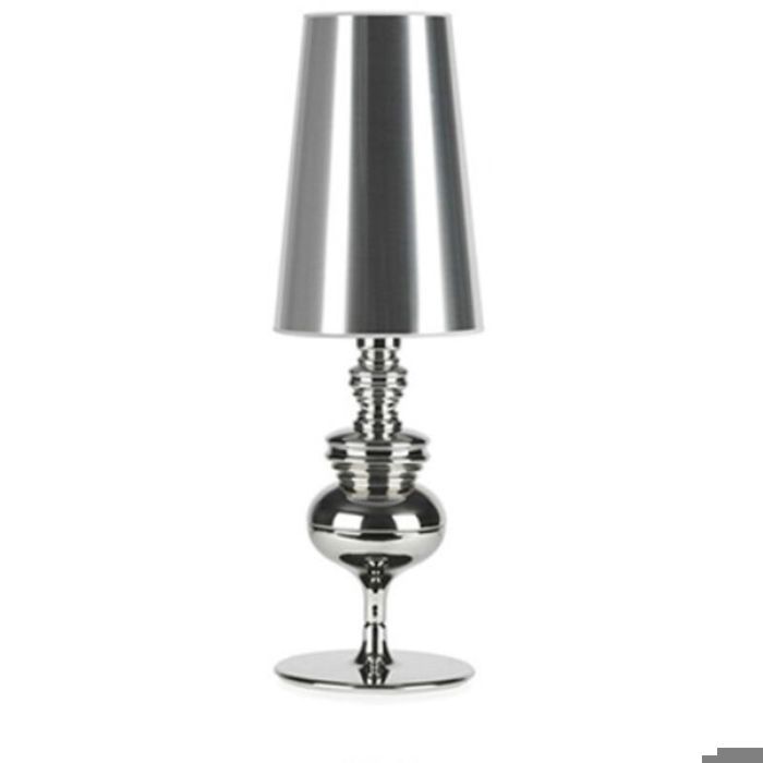 Lampe décorative de salon de style européen lampe de table lampe de chevet petit argent 15x46cm