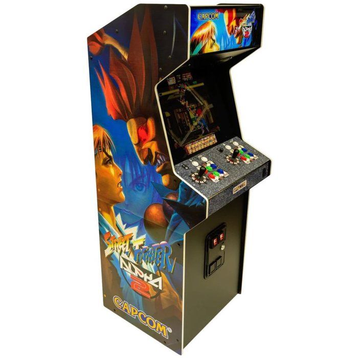 Borne d'arcade Just For Games Iconic Arcade XT Capcom Alpha 2 - vue 3