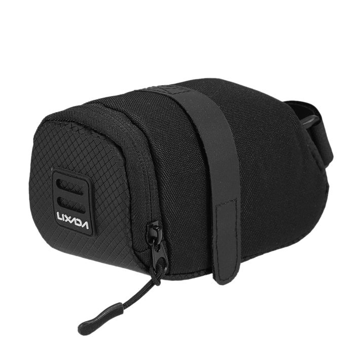 Fafeicy pochette de selle de vélo Mini sac de selle de vélo de montagne pochette de siège de vélo de route sport decoration Noir