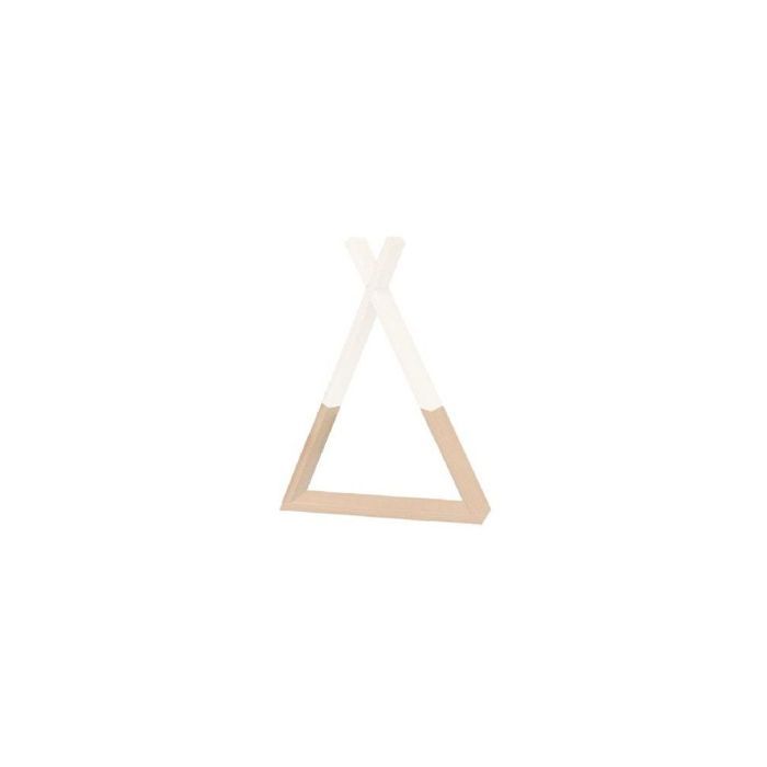 Etagère tipi - 30 x 39 x 10 cm - Pin - Blanc Etagère tipi - 30 x 39 x 10 cm - Pin - Blanc