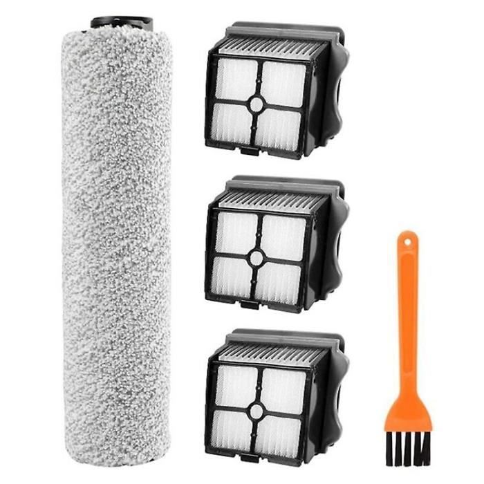 Filtres HEPA Et Brosses Compatible Tineco IFloor 3 - Lot De 3 Pour Aspirateur Laveuse