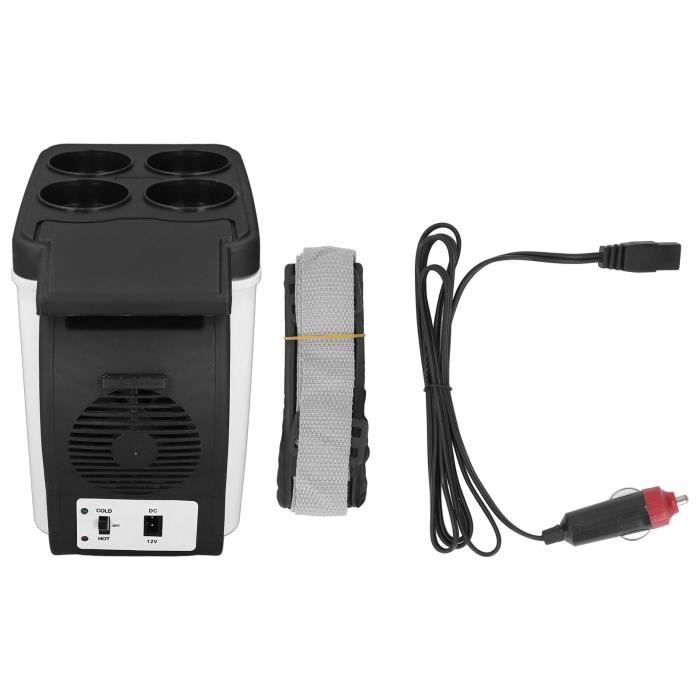 Réfrigérateur De Voiture 12V 12V Voiture Réfrigérateur 37W Chaud Froid Double Usage Réfrigérateur 6L Faible Bruit