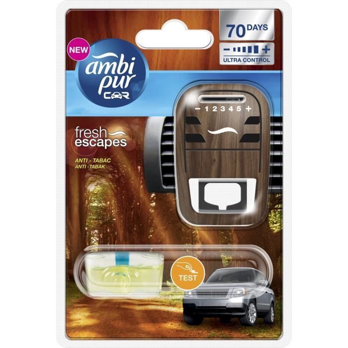 AMBI PUR Désodorisant Auto Parfum Antitabac - Cdiscount Auto