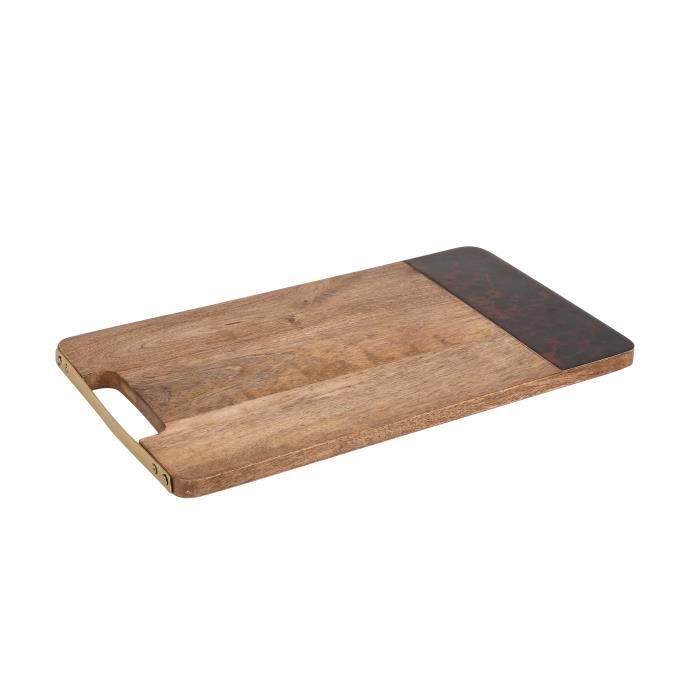 PLATEAU AVEC LETTRAGE, Plateau De Service Style Campagnard, Carré EUR 7