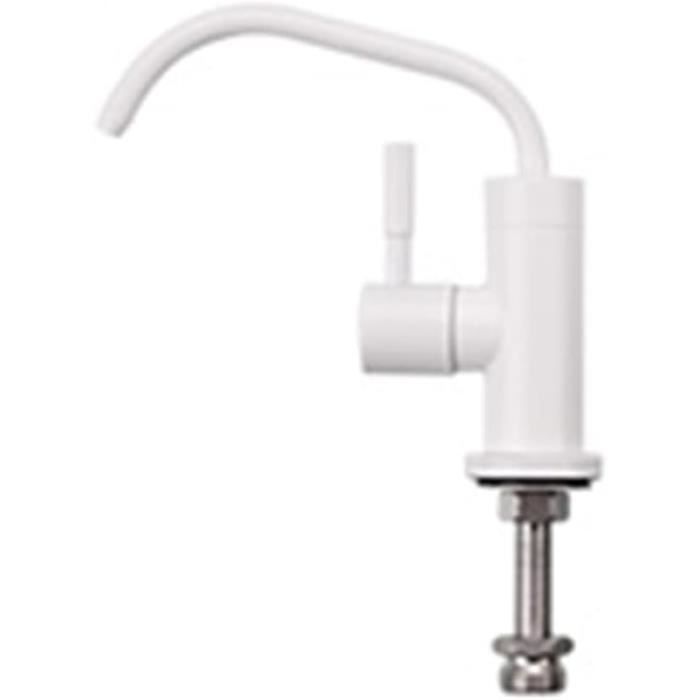 Robinet Cuisine Osmoseur Eau - Acier Inoxydable 304 - Noir - Bec Rotatif 360° - Installation Facile