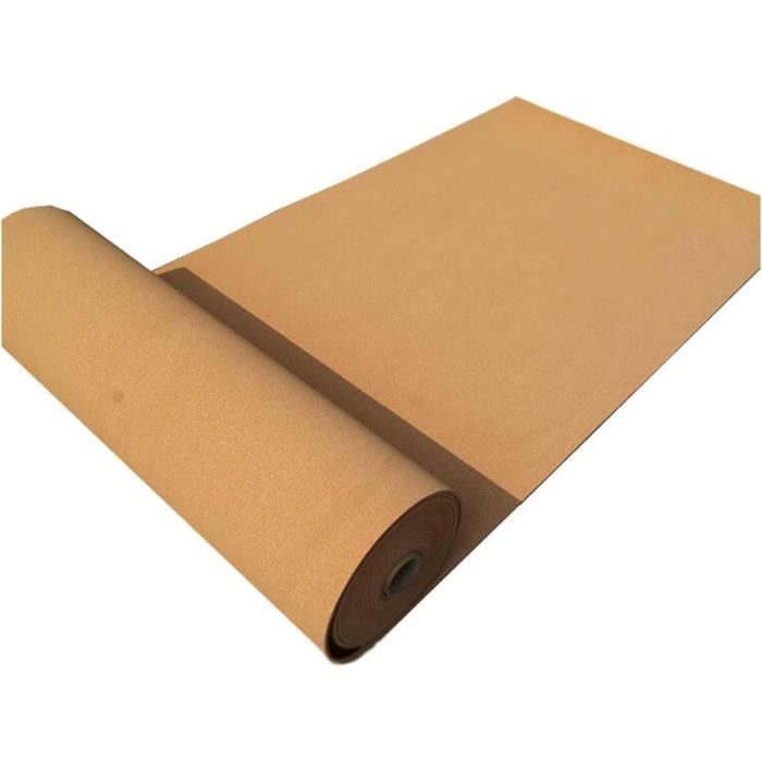 10 Feuilles De Liège Naturel - 305x155x1 Mm - Rouleau Pour Bricolage, Sous-verres, Déco