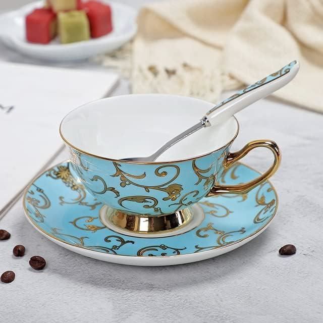 Lot De 8 Tasses à Café Et Soucoupes BARRATTS - Céramique Anglaise, Motifs Multicolores, Neuf