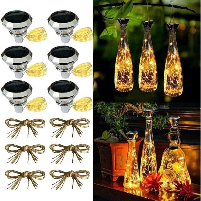 Cadeaux En Argent De Noël, Lumière De Bouteille Pentagramme Avec