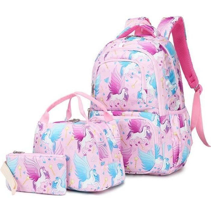 Sac à Dos Fille Pour Enfants 7-10 Ans école Primaire Jeunesse Léger  Imperméable 2-5 Grade étudiant Campus Collège Sac à DosQE950285 - Cdiscount  Bagagerie - Maroquinerie