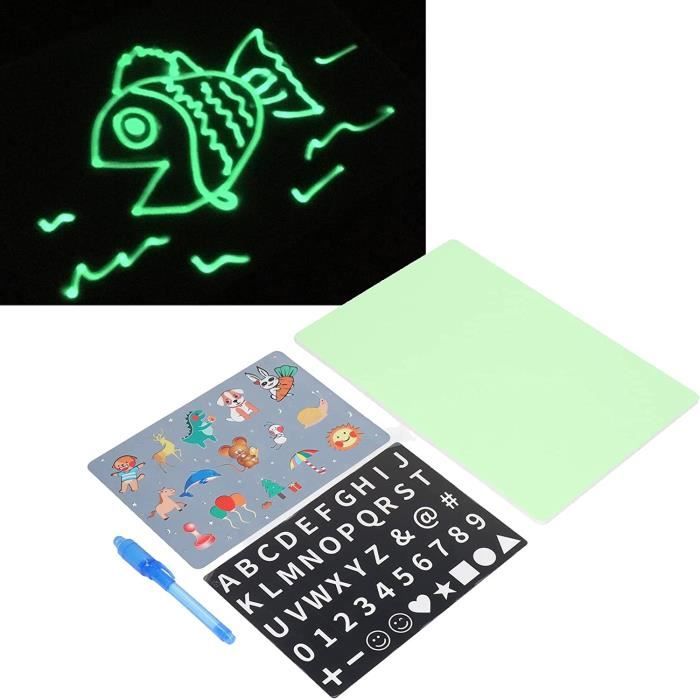 Planche à Dessin Lumineuse Avec Stylo à Dessin Led Tapis De Croquis Pour Enfants Cadeau Nouveau Jouet De Dessin Pour Enfants